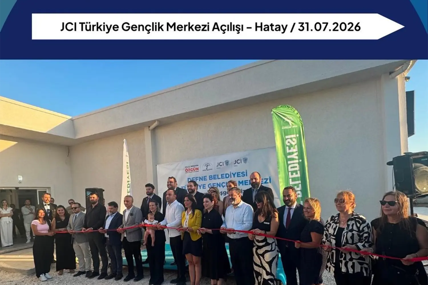 JCI Türkiye Gençlik Merkezi Hatay’da Açıldı
